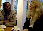 Baptisten Jean-Claude och Andreaskyrkans pastor Susan