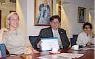 Eva Biaudet, Gerd-Peter Löcke och Katia Torres Airava